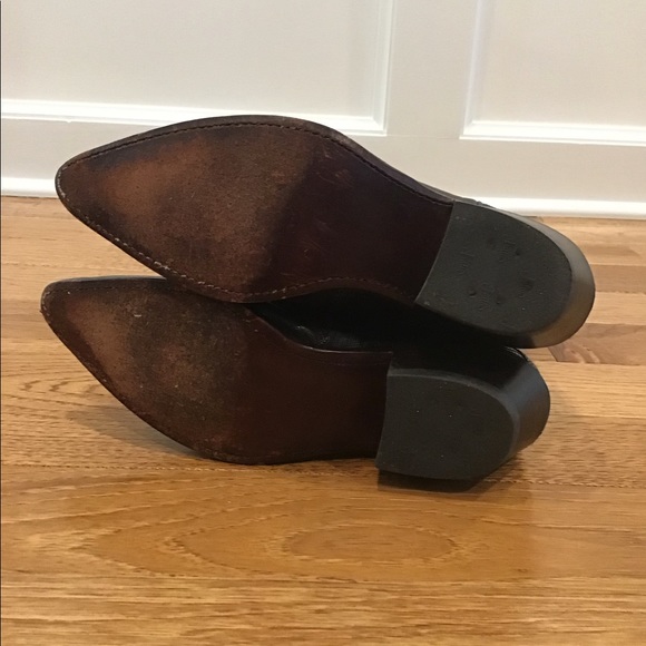 SALE❗️JUSTIN CHOCOLATE IGUANA LIZARD NARROW TOE - Picture 12 of 16